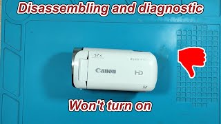 Canon Legria HF R606 - Won't turn on - Neće da se uključi