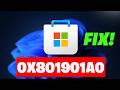 Microsoft Store Error Code 0X801901A0 Something Went Wrong On Windows PC FIX