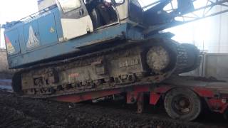 Погрузка и перевозка крана Hitachi SCX-400