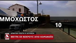 Αρνητική πρωτιά η Λευκωσία, μετρά 69 νεκρούς από κορωνοϊό