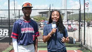 Georgia Premier outfielder Marquis Mitchell on tracking balls and his defensive tools