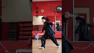 中华武术“初级剑” 演练者：欧阳家茜 #chinamartialarts Primary sword exerciser: Ouyang Jiaqian