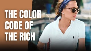 The SECRET color palette of the upper class!