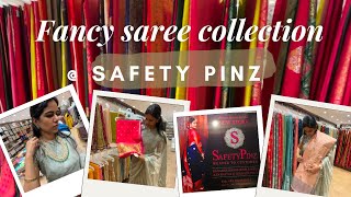 Saree collection and haul video @ safety pinz  #sareecollection #shoppingvlog #jewelleryshopping