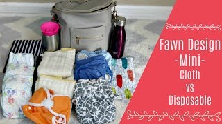 Fawn Design Mini (Cloth diapers vs Disposable)