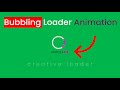 Creating: Amazing CSS Loader | dots bubbling
