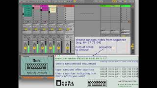 Ableton Live Code - Tutorial #2 - generating clips
