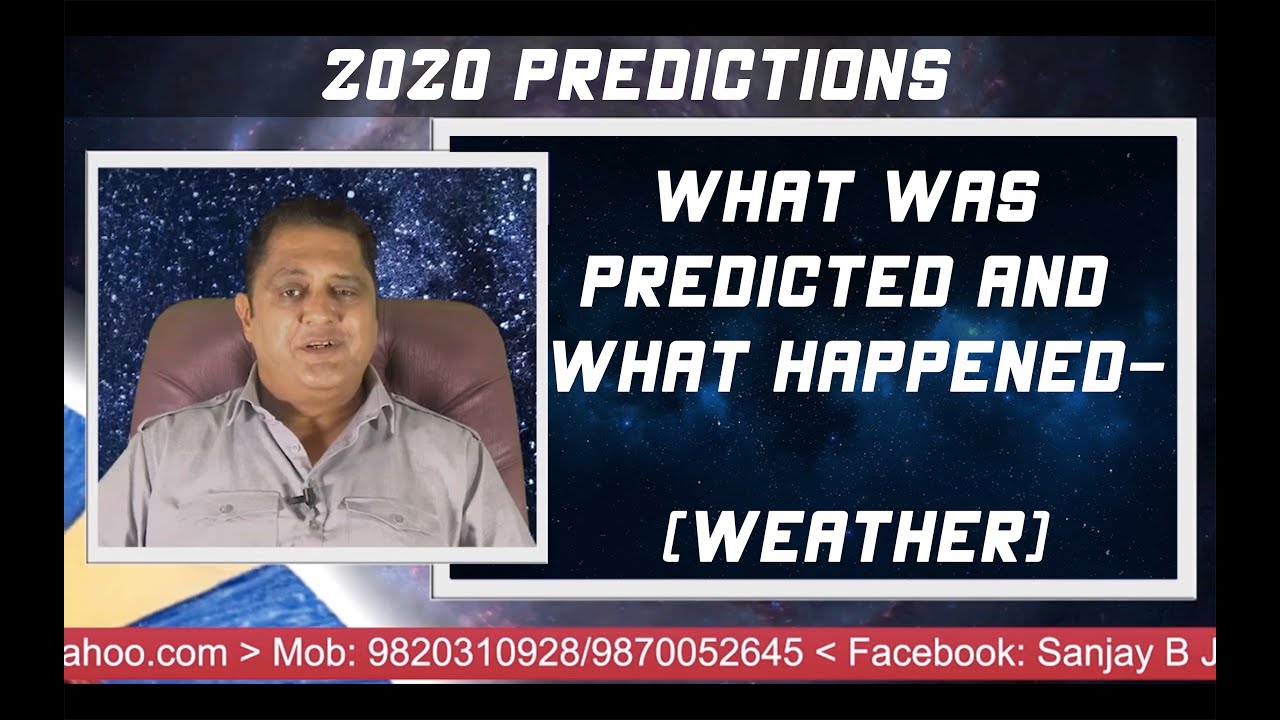 See What Was Predicted By Sanjay B Jumaani For 2020, And What Actually ...