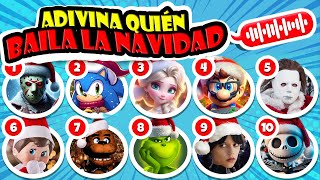 🎄¿Adivina Quién Está Cantando y Bailando? - Edición Navideña | Merlina, Elsa, El Grinch | NT Quiz