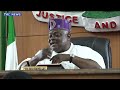 full video obasa blows hot warns those planning attack on assembly over commissioner nominees