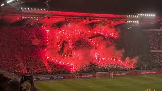 This is FANTASTIC: Pyro-show by Legia fans vs Jagiellonia - 26/2/2025