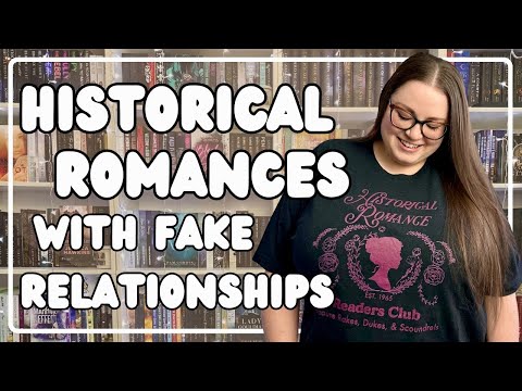 Historical romances with fake relationships, romance book tropes!