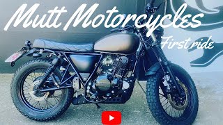 Mutt motorcycle Bronze Sabbath review . Little Scrambler