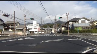 宮内串戸駅西口交差点　（廿日市市　2021年12月）