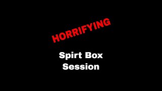 Crazy Spirit Box Session Says Satan Then This Happens… #ghosthunting #demon #scary