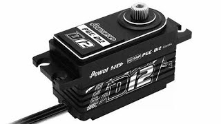 Power HD D12 Low Profile Brushless Servo Speed Test.