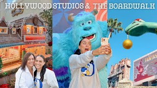 🎄 Day 3 Disney World Vlog | Morning at Hollywood Studios \u0026 decorations on the Boardwalk!