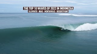 The BEST 10 Waves of 2022 in Indonesia NIAS/BALI/MENTAWAIS/DESERTPOINT - RAWFILE