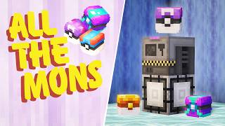 All The Mons Modpack EP32 Craft Poke Balls Faster With Mekanism and Trick Room Team