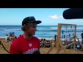 John John Florence wins heat in Hawaiian Pro