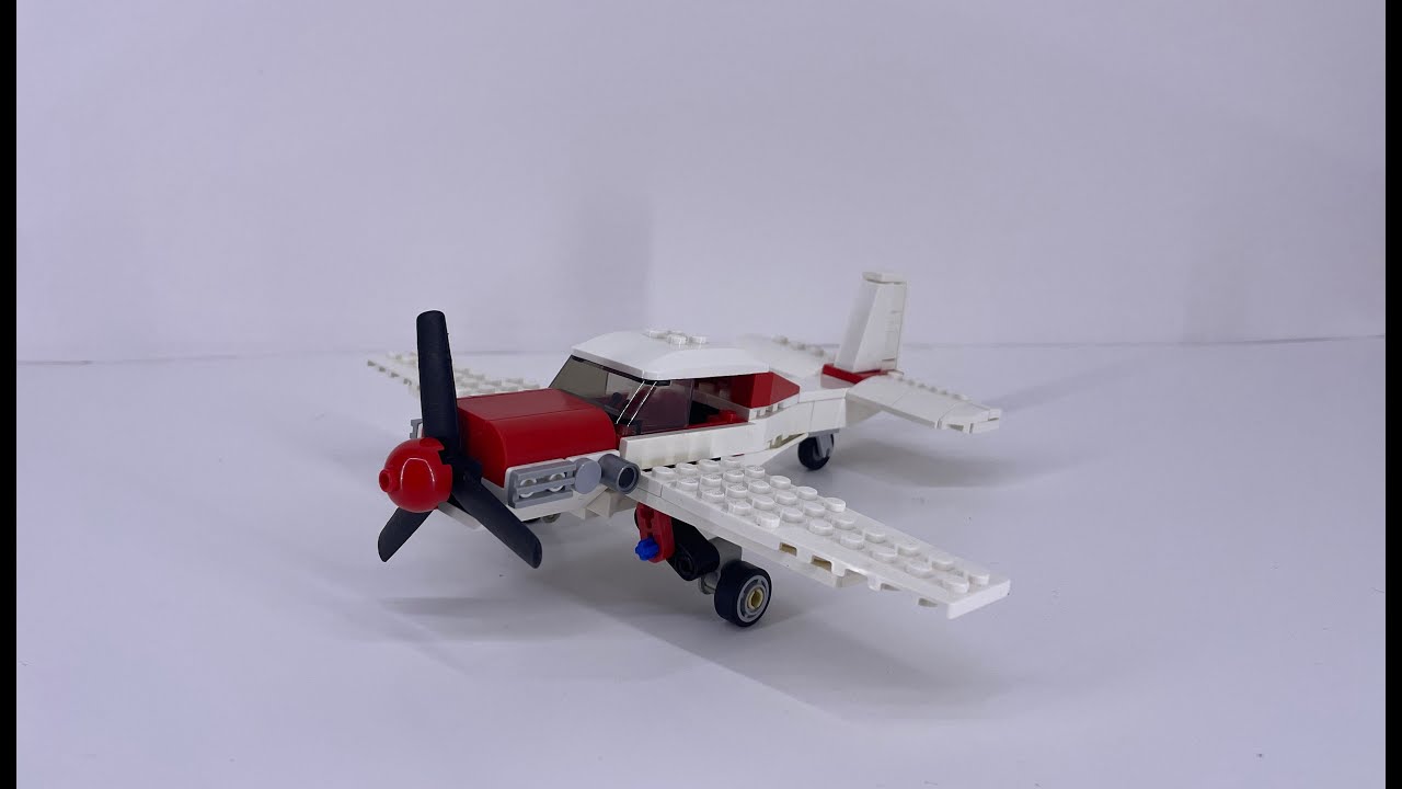 Lego Airplane Tutorial Youtube