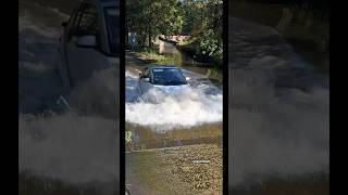 Not So Smart…😂🤦🏻‍♂️ #TooFast #SmartCar #RiverCrossing #Fails #Crazy #Smart #UK #Stuck #Notts #Fyp