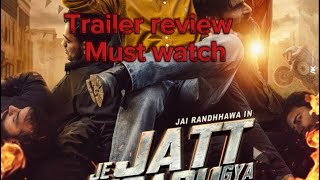Je Jatt Vigarh Gya trailer review #punjabimovie #trailerreview #jayyrandhawa #viralvideo