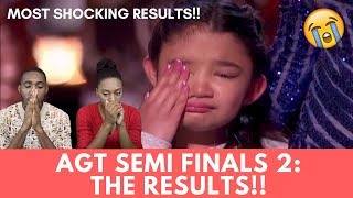 The Results Are In! Semi Finals 2 | America's Got Talent 2017 Reaction