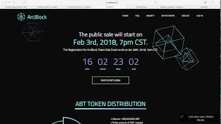 How to Participate ArcBlock ICO BlockChain 3.0