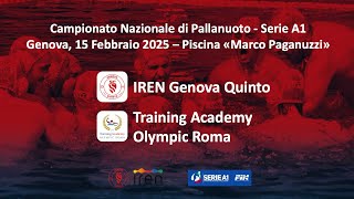 IREN Genova Quinto - Training Academy Olympic Roma