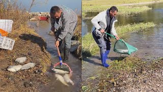 釣魚愉快，冬天也沒關系#抓鱼 #fisherman #钓鱼 #戶外