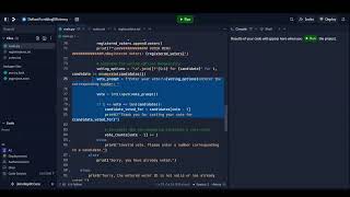 STEM SOS PYTHON/VOTING APP PBL VIDEO AND WEBSITE