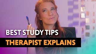 The BEST Study Tips and Tricks — Therapist Explains!