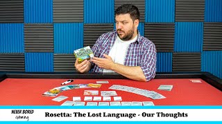 Rosetta: The Lost Language - Our Thoughts (Board Game)