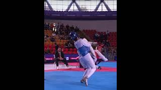 Brilliant KO in Italy #tkd #taekwondo #knockout #knockouts #headkick #spinkick #mma #karate