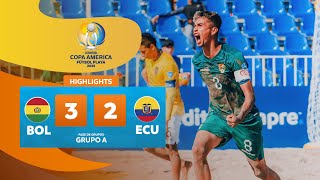 BOLIVIA 3-2 ECUADOR | Highlights | CONMEBOL Copa América Fútbol Playa 2025™