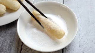 【1mintips】白糖粿？北部沒聽過，南部卻很愛。樸實簡單的台式點心，吃出最道地的糯米好滋味！！真食物做出真零食，吃不膩的好滋味！