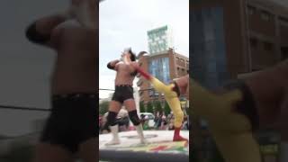 大阪プロレス公式YouTub  タコヤキーダー vs TORU ① #プロレス #大阪名物 #ナニワ