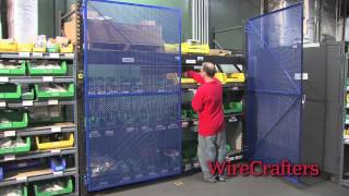 WireCrafters Secure Pallet Rack Enclosures