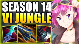 TAKE OVER THE GAME WITH VI JUNGLE AFTER THE SEASON 14 CHANGES! - Gameplay Guide League of Legends