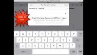 Bracket Maker for the iPad, version 12.5