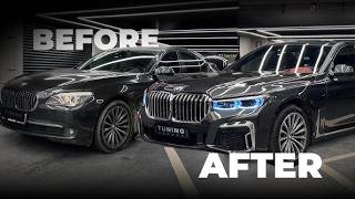 BMW 7 Series F01 2014 Model to 2024 G12 Model Conversion – A Jaw-Dropping Upgrade! #bmw #bmw7series