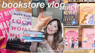bookstore vlog 📖✨☕️spend the book shopping + book haul *new reader*