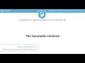 Python Tutorial : The basetable timeline