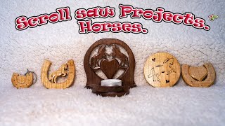 Scroll saw projects. Horses