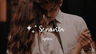 Senorita(lyrics) | Shawn Mendes, Camila Cabello