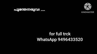 poonthenaruvi karaoke with lyrics ( പൂന്തേനരുവി കരോക്കെ Sample )