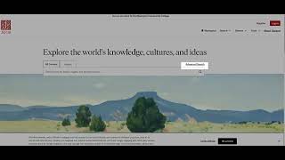 JSTOR Database Tutorial