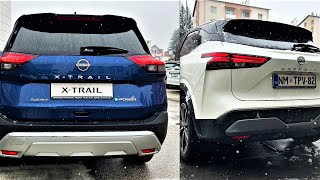 New Nissan QASHQAI 2023 vs New Nissan X-TRAIL 2023 - Exterior Comparison by Supergimm