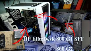 HP EliteDesk 800 G1 SFF อัพเกรดและย้ายเคส (ประกอบคอมครั้งแรกในชีวิต 4 ชั่วโมงในการทำ)